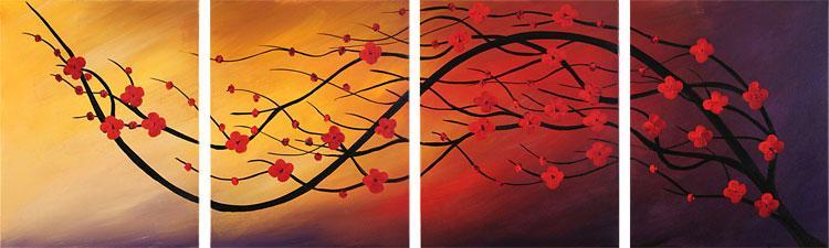 Dafen Oil Painting on canvas flower -set101